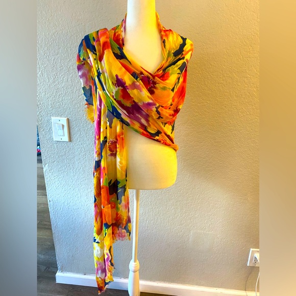 Lauren Ralph Lauren Accessories - Lauren Ralph Lauren Bright Floral Scarf